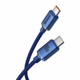 Baseus Crystal Shine Series PD Cable Type-C to Type-C 100W 1.2m Blue