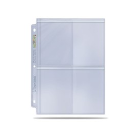 Ultra Pro Premium Series 4-Pocket Secure Pages for Toploaders Platinum 1 Ζελατίνα(REM15848)