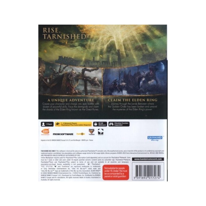 Elden Ring PS5 GAMES Used-Μεταχειρισμένο