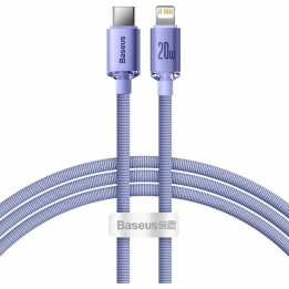 Baseus Crystal Shine Series Cable Type-C to Lightning 20W 1.2m Lilac(CAJY000205)