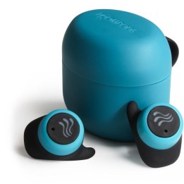 Boompods Soundwave In-ear Bluetooth Handsfree Ακουστικά με Αντοχή στον Ιδρώτα και Θήκη Φόρτισης Μπλέ