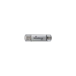 MediaRange USB 3.0 Combo Flash Drive with USB Type-C plug, 32GB (MR936)