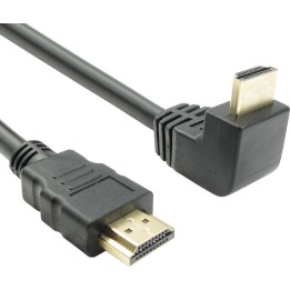Καλώδιο HDMI αρσ. - HDMI αρσ με βύσμα - γωνία 90° 1,50 μέτρο V1.4