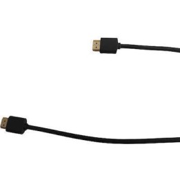 Καλώδιο HDMI Μ/Μ DeTech, 1.5m, BLACK SLIM(18135)