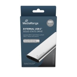 MediaRange Εξωτερικός Σκληρός Δίσκος SSD USB Type-C 240GB (Silver) (MR1101)