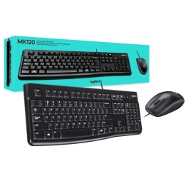 Logitech MK120 Desktop Combo GR (Black, Wired) (LOGMK120)