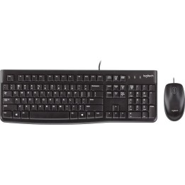 Logitech MK120 Desktop Combo GR (Black, Wired) (LOGMK120)