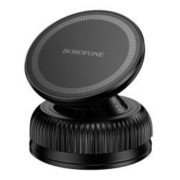 BOROFONE BH139 Rider Universal Vacuum Suction Cup Magnetic Phone Holder(Black)