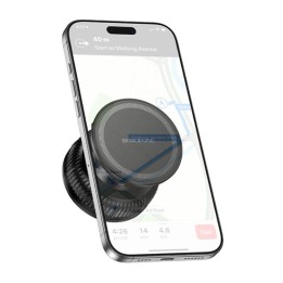 BOROFONE BH139 Rider Universal Vacuum Suction Cup Magnetic Phone Holder(Black)