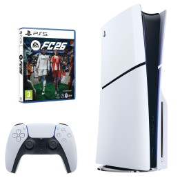 Sony PlayStation 5 BluRay Slim Edition 1TB + EA Sports FC26 (PS5)