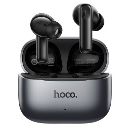 Hoco EQ27 ANC+ENC Bluetooth Earphones με Έξυπνο Μεταφραστή AI Μαύρο Μαύρα