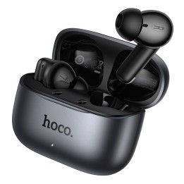 Hoco EQ27 ANC+ENC Bluetooth Earphones με Έξυπνο Μεταφραστή AI Μαύρο Μαύρα