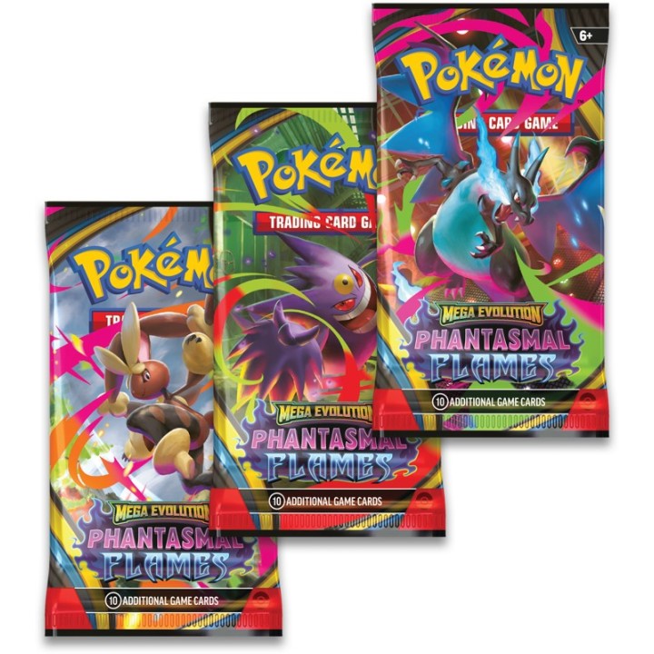 Pokemon TCG Mega Evolution: Phantasmal Flames - Weavile 3-Booster Blister