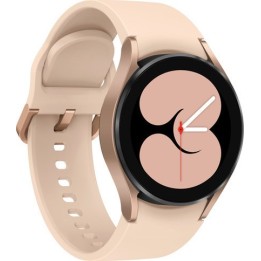 Samsung Galaxy Watch4 Aluminium 40mm Αδιάβροχο με Παλμογράφο (Pink Gold)