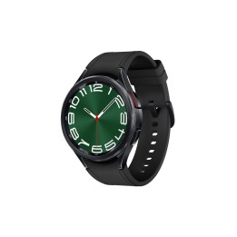 Samsung Galaxy Watch6 Classic Bluetooth Stainless Steel 47mm Αδιάβροχο με Παλμογράφο (Μαύρο) Open Box