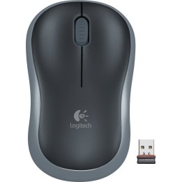 Logitech M185 Wireless Mouse -SWIFT GREY- EWR2 (910-002235)