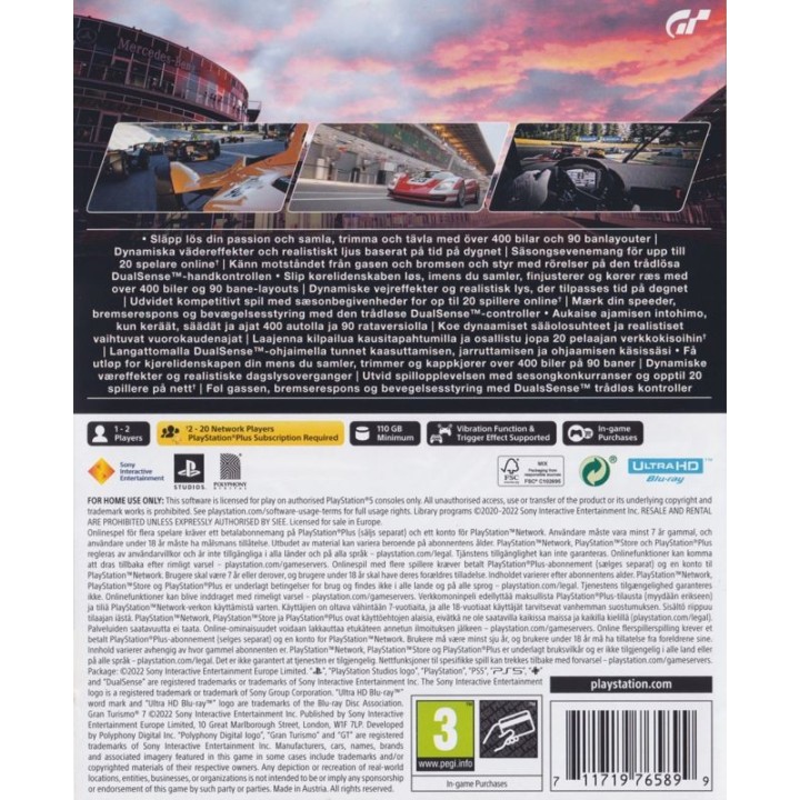 Gran Turismo 7 PS5 Game
