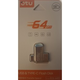 OTU USB High Speed Flash Disk 64GB Type C / USB 3.0 (E05-64G)