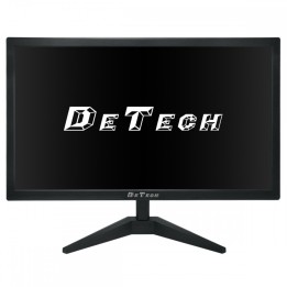 Monitor DeTech 21.5" FHD 1920x1080 75Hz, Black (VGA/HDMI) 79006