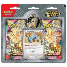 Pokemon TCG Mega Evolution: Ascended Heroes 2-pack blister Collection( Larrys Komala)