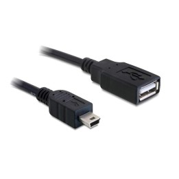 Valueline VLMP60315B0.20 Καλώδιο OTG USB 2.0 θηλ - USB mini 5-pin 20cm