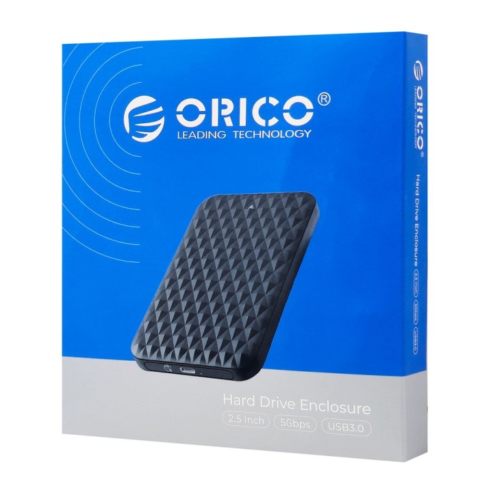 ORICO θήκη για 2.5" SATA HDD/SSD 2520U3-V1, 5Gbps, μαύρη