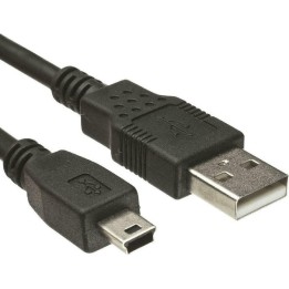 POWERTECH Καλώδιο USB 2.0 σε USB Mini CAB-U025, copper, 1.5m, μαύρο