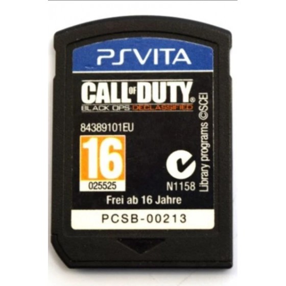 Call Of Duty Black Ops Declassified PSVita Game Used-Μεταχειρισμένο Only Disk