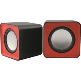 Kisonli V310 Ηχεία Υπολογιστή 2.0 με Ισχύ 6W σε Κόκκινο Χρώμα