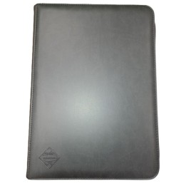 Kaissa Binder 9-Pocket Premium Zippered  Standard Size Μαύρο(KA115609)