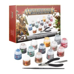 Warhammer: Age Of Sigmar - Paints + Tools Set