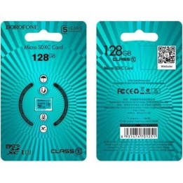 Borofone Memory card MicroSD 128GB SDXC U3 Class10 100MB/s