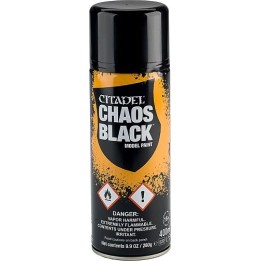 Citadel Spray Chaos Black Χρώμα Μοντελισμού σε Σπρέι (400 ml)