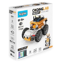 Engino Coding Lab- GinoBot STEM Robotics Toys for Kids Ages 9+ (2 Robots to Build)