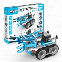 Κατασκευαστής 10 σε 1 Engino Inventor Robotized - Ginobot, με επιπλέον κινητήρα, 248 τεμάχια