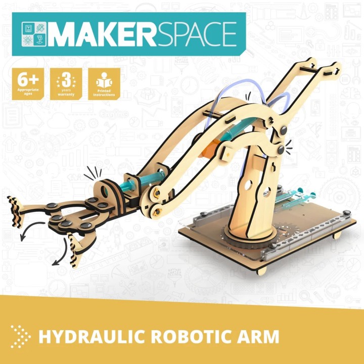 Engino MAKERSPACE DIY: Υδραυλικός Ρομποτικός Βραχίονας