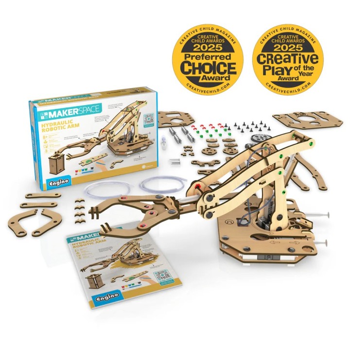 Engino MAKERSPACE DIY: Υδραυλικός Ρομποτικός Βραχίονας