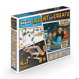 Engino Invent and Create Da Vincis Adventures 4-in-1 STEAM Building Kit