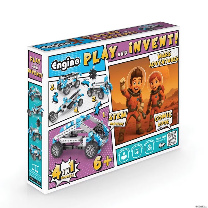 Engino Play and Invent: Mars Adventure Building Set