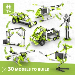 Engino Creative Builder: Σετ 30 Μηχανοκίνητων Μοντέλων - Παιχνίδια Μηχανικής STEM για Παιδιά Ηλικίας 7+