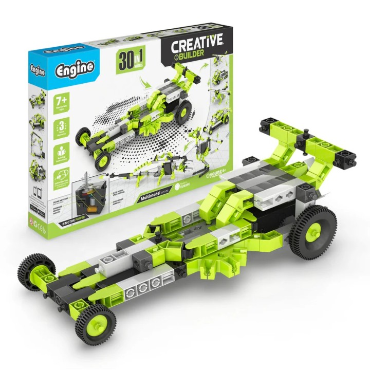 Engino Creative Builder: Σετ 30 Μηχανοκίνητων Μοντέλων - Παιχνίδια Μηχανικής STEM για Παιδιά Ηλικίας 7+