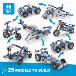 Engino Creative Builder: Σετ 25 Πολυμοντέλων - Παιχνίδια Μηχανικής STEM για παιδιά ηλικίας 6+ ετών (25 Μοντέλα για Κατασκευή)