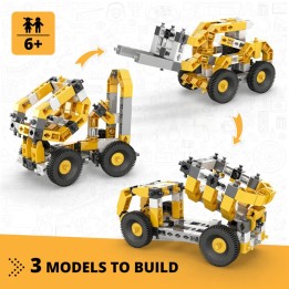 Engino Σετ Μηχανημάτων Ανατρεπόμενου Φορτηγού Creative Builder: Παιχνίδια Κατασκευής για Παιδιά Ηλικίας 6+