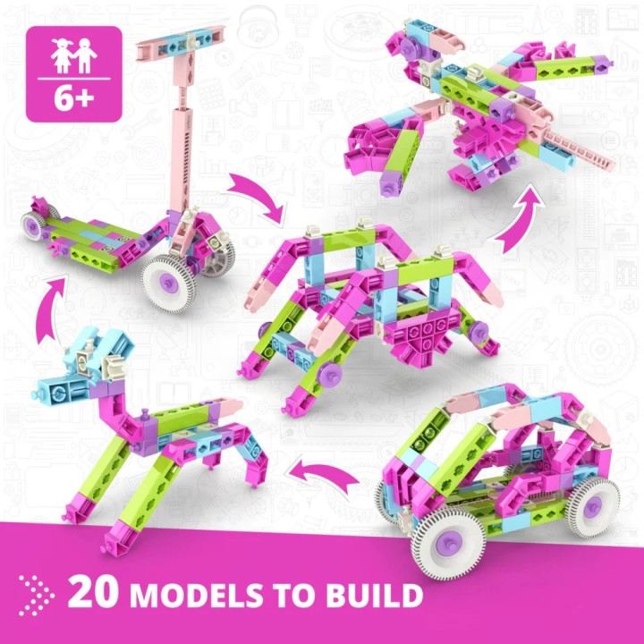 Engino Creative Builder: Σετ 20 Σχεδιαστών Μοντέλων - Παιχνίδια Κατασκευής STEM για Παιδιά Ηλικίας 6+ (20 Μοντέλα για Κατασκευή)