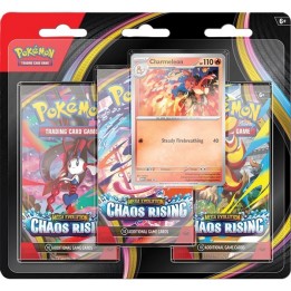 Pokemon TCG Mega Evolution: Chaos Rising - Charmeleon 3-Pack Blister