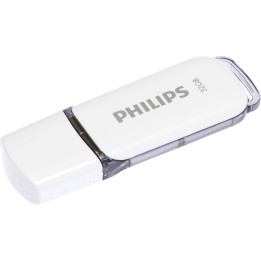 Philips Snow 32GB USB 2.0 Λευκό (FM32FD70B/00)