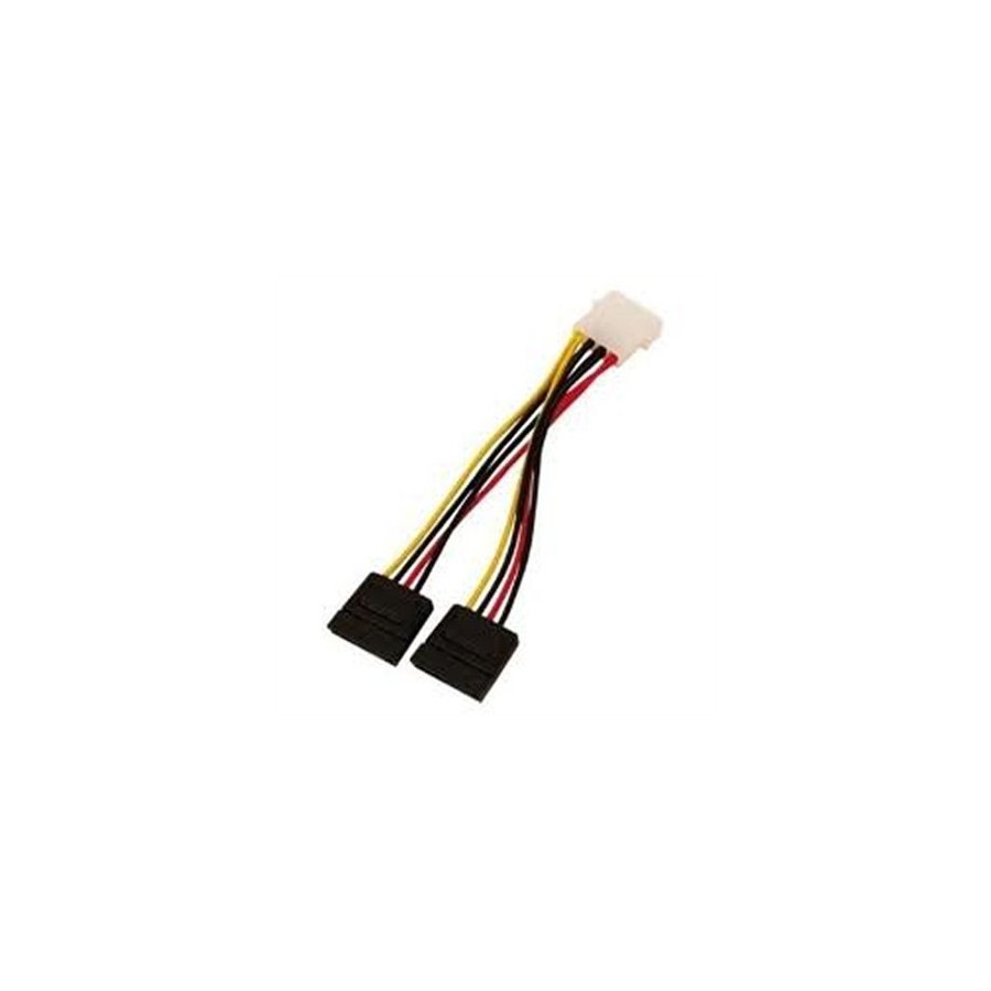 Καλώδιο Cable 2xSata 15pin to 5,25 4pin male 0,15M Bulk Logilink CS0007