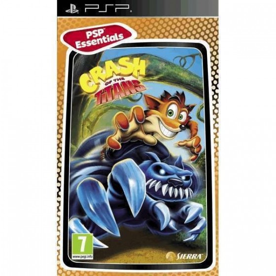 CRASH OF THE TITANS ESSENTIALS PSP GAMES