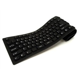 ΕΛΑΣΤΙΚΟ ΑΔΙΑΒΡΟΧΟ ΠΛΗΚΤΡΟΛΟΓΙΟ  Usb Foldable Σιλικόνης ΕΥΚΑΜΠΤΟ ΓΙΑ PC 