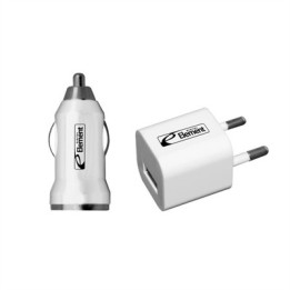 Charger Element CH-30 Combo  USB φορτιστή ταξιδίου COMBO KIT 2in1 φορτιστής αυτοκινήτου και αντάπτορας usb παροχής ρεύματος